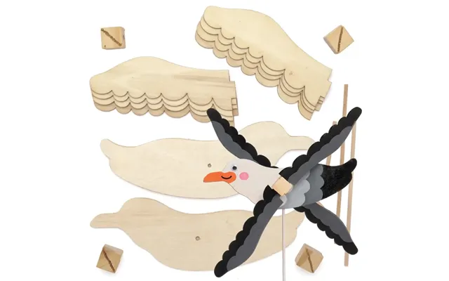 Seagull Wooden Windmill Kits Pack Of 2 Nature Craft Kits