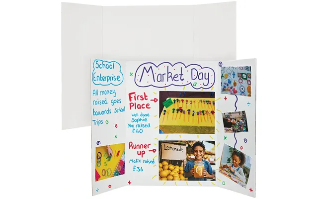 Small White Presentation Boards Pack Of 4