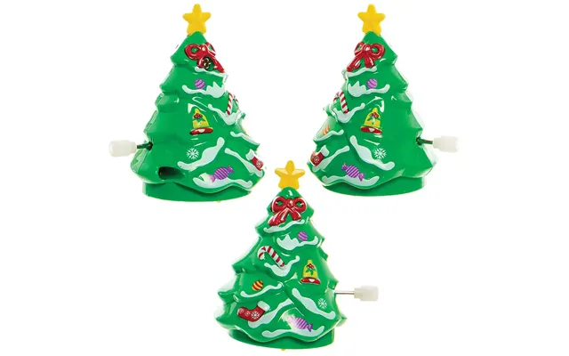 Spinning Christmas Tree Wind-ups Pack Of 4
