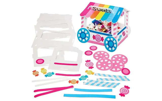 Sweet Cart Push Along Kits Pack Of 2 Self-assemble - Size Approx