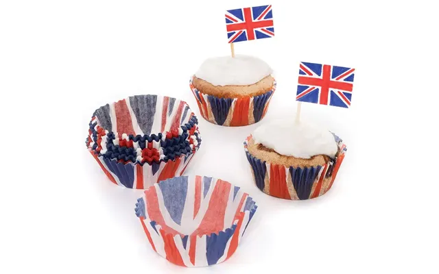 Union Jack Cupcake Cases Pack Of 100 Party Tableware