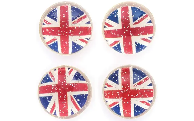 Union Jack High Bounce Balls Pack Of 10 Party Bag Fillers - Small Toys