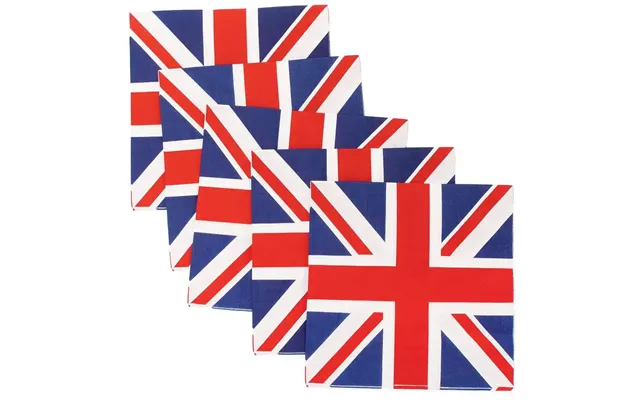 Union Jack Napkins Pack Of 40 Party Tableware