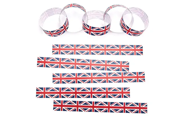 Union Jack Paper Chains Pack Of 300 Party Supplies - Make Your Own