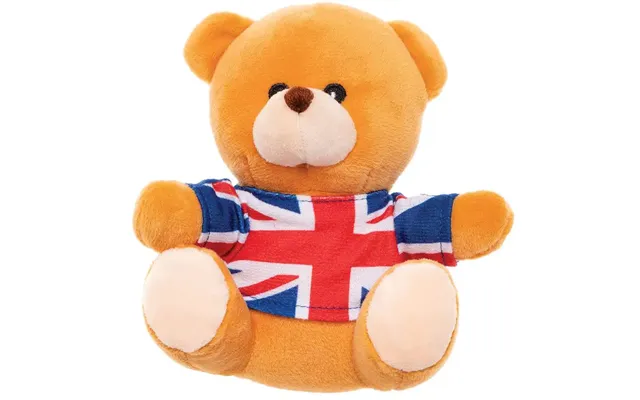 Union Jack Teddy Bear Each 15cm High - Plush Teddy