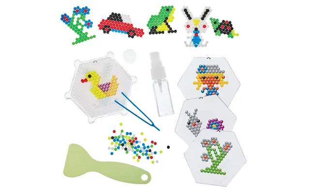 Water Fuse Beads Value Pack Each 6 Assorted Bead Colours - White, Blue, Green, Yellow, Black & Red product image