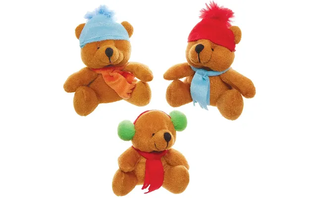 Winter Teddy Bear Soft Toys Pack Of 4