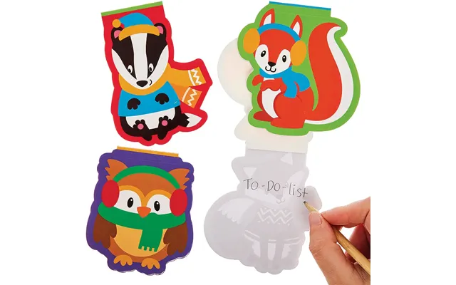 Winter Woodland Animals Notepads Pack Of 8