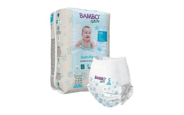 Bambo Nature Swim Pants S 7-12kg 15-26lbs