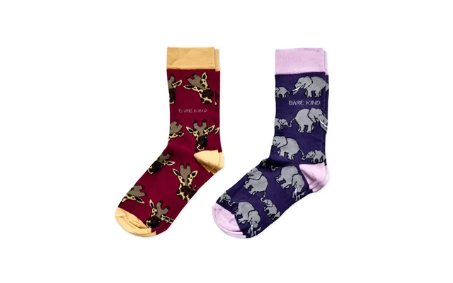 Safari Giants 2 Pack Bamboo Sock Set Uk Adult 7-11 product image