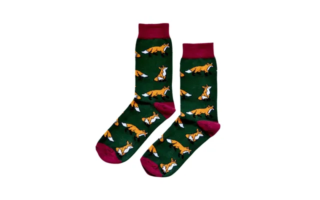 Save The Foxes Bamboo Socks Uk Adult 4-7