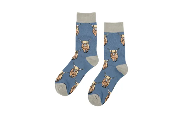Save The Highland Cow Bamboo Socks Uk Adult 4-7 product image