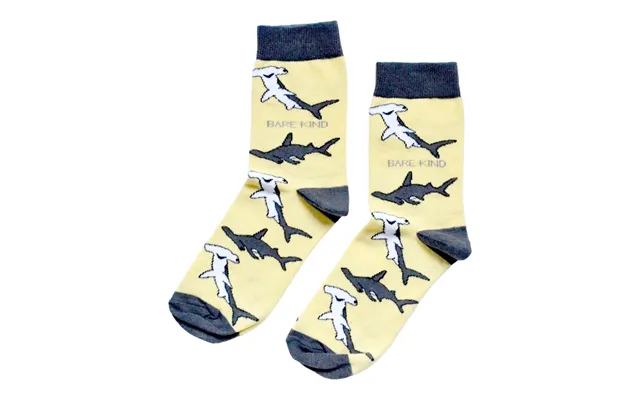 Save The Sharks Bamboo Socks Uk Adult 7-11