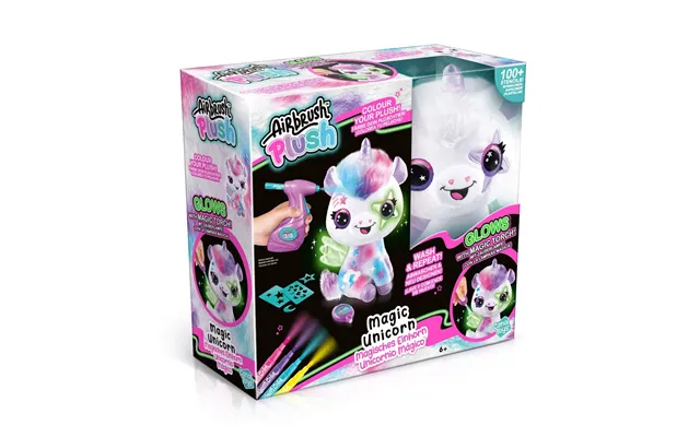 Airbrush Plush Magic Glow Unicorn