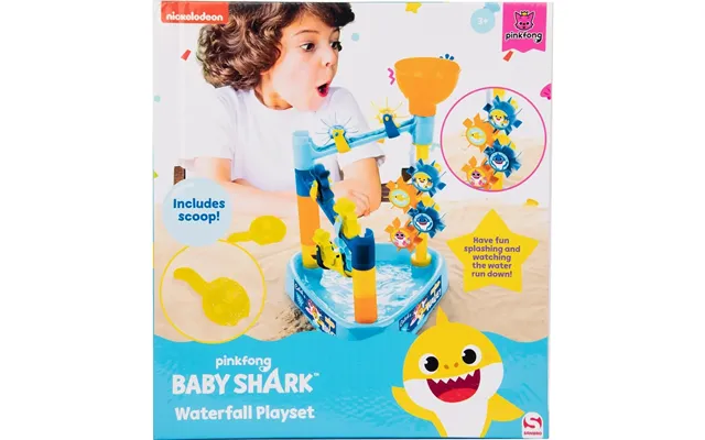 Baby Shark Waterfall Playset With Scoop