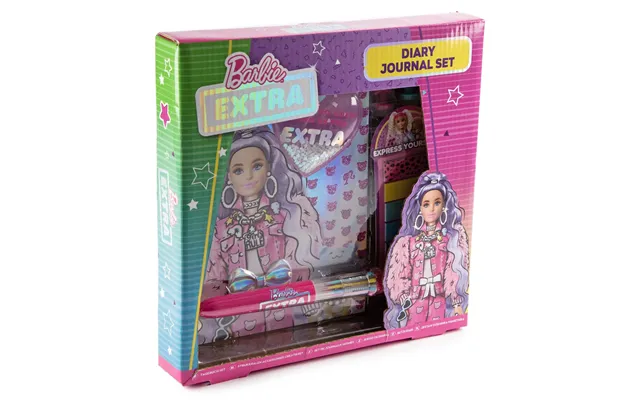 Barbie Extra Diary Journal Set