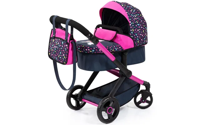 Bayer Doll Pram Xeo - Black & Pink
