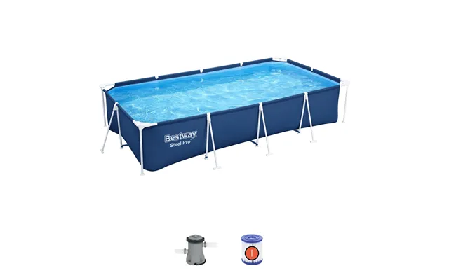 Bestway Steel Pro 13ft X 6ft Rectangular Pool With Filter Pump