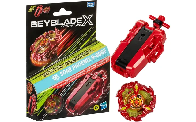 Beyblade X Soar Phoenix Deluxe String Launcher Set