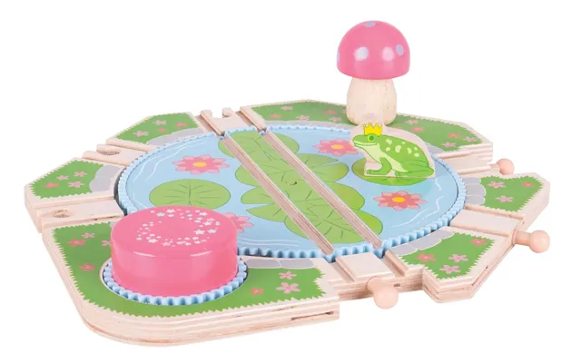 Bigjigs Rail Wooden Lilypad Turntable