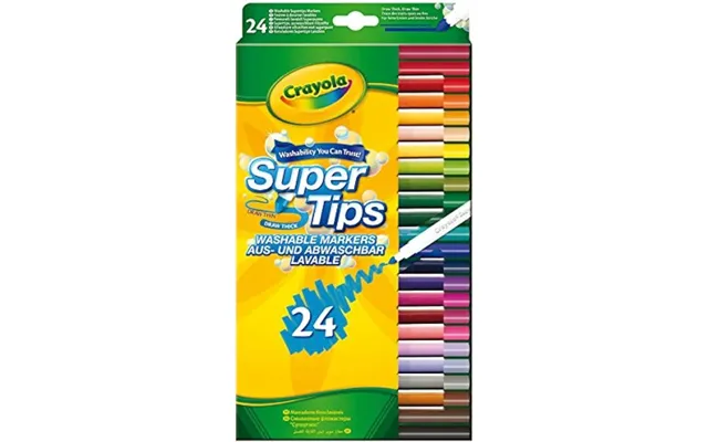 Crayola 24 Washable Supertips
