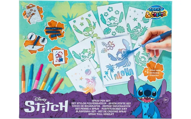 Disney Stitch Blow Spray Pen Set
