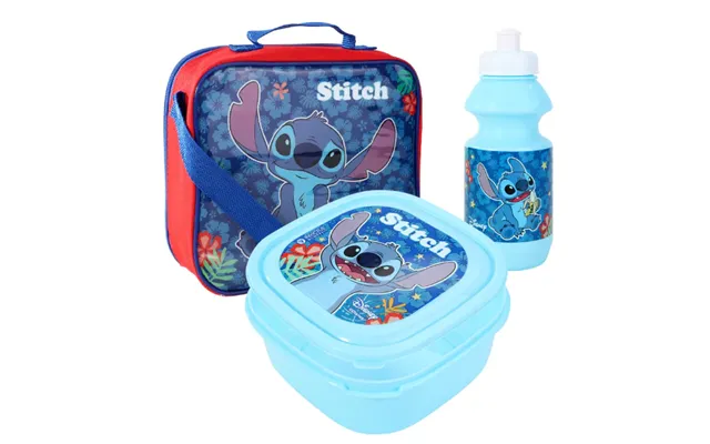 Disney Stitch Kids Lunch Box 3 Piece Set
