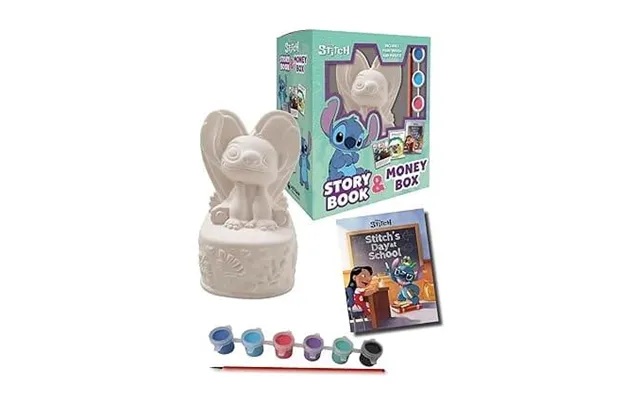 Disney Stitch Story Book And Money Box