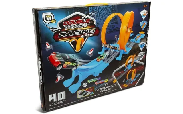 Double Track Racing Game 3in1 Race Track With 4 Cars