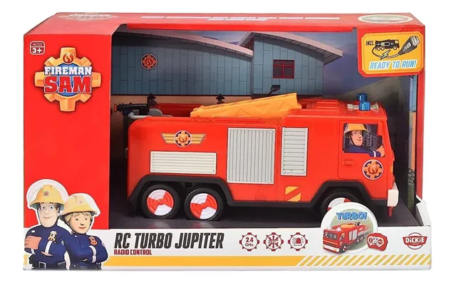 Fireman Sam Remote Control Turbo Jupiter Vehicle