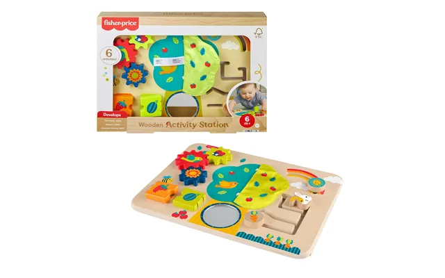 Fisher-price Wooden Activity Station