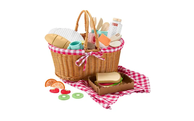 Fisher-price Wooden Picnic Basket Set