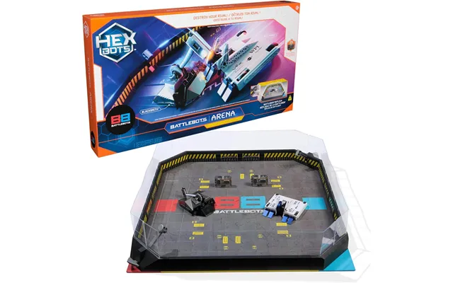 Hexbots Battlebots Arena Bite Force & Blacksmith Rc Robot Set