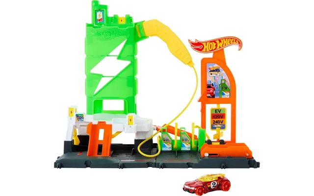 Hot Wheels City Super Recharge Fuel Station Playset