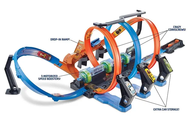 Hot Wheels Corkscrew Crash Trackset