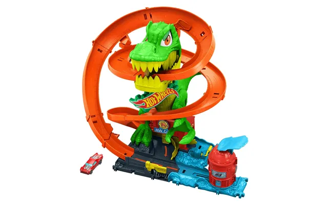Hot Wheels T-rex Blaze Battle Race Track