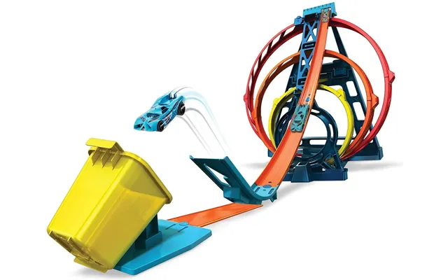 Hot Wheels Track Builder Triple Loop Set
