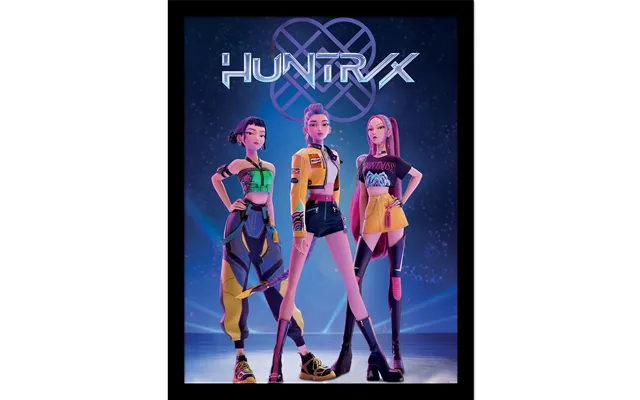 K-pop Demon Hunters Huntrix Framed Collector Print