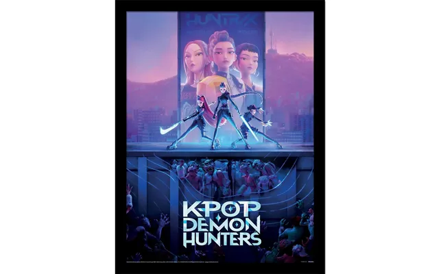 K-pop Demon  Hunters Key Art Framed Collector Print