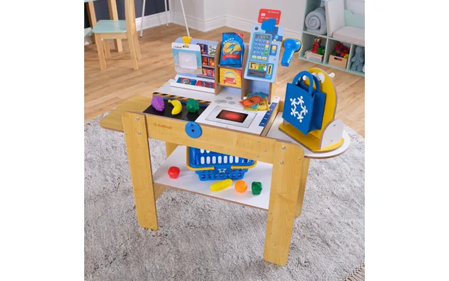 Kidkraft Grocery Store Wooden Self-checkout Center