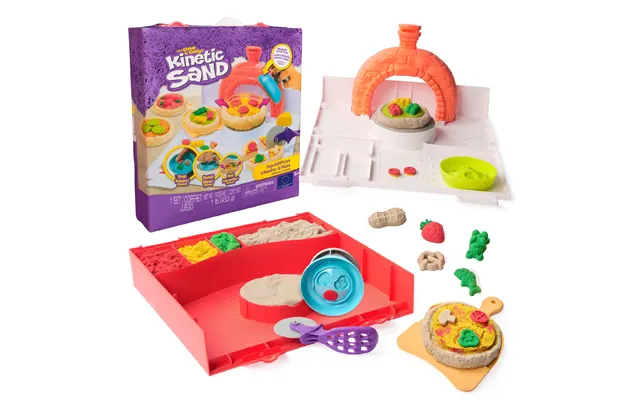 Kinetic Sand Squishpizza Rising Pizza Playset