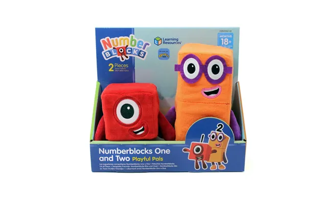 Learning Resources Numberblocks One And Two Playful Pals Plush
