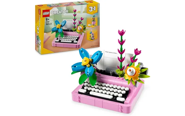 Lego Creator 3in1 Typewriter With Flowers Toy 31169