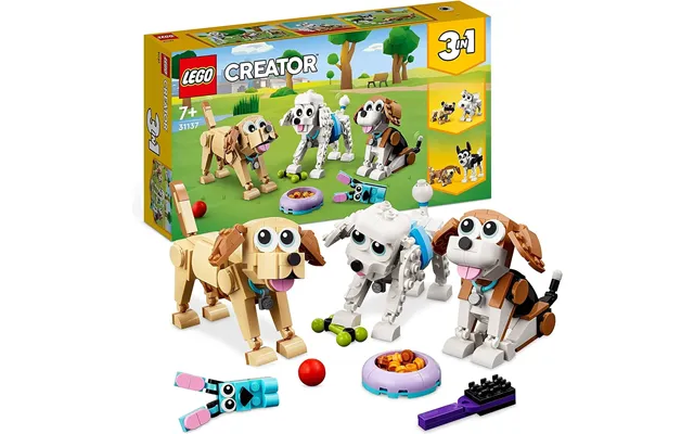Lego Creator Adorable Dogs 3in1 Set 31137
