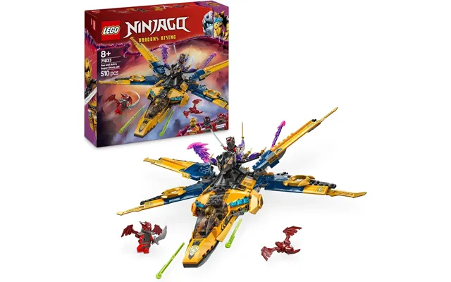 Lego Ninjago Ras And Arin’s Super Storm Jet Ninja Toy 71833