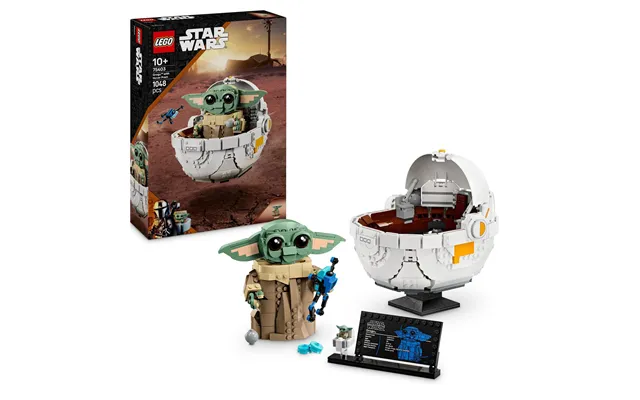 Lego Star Wars Grogu With Hover Pram Building Toy 75403