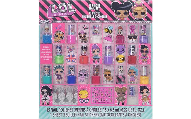 L.o.l. Surprise 18 Piece Nail Set