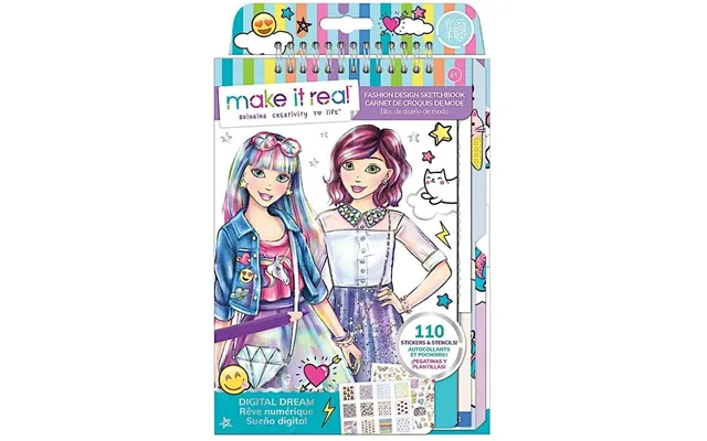 Make It Real Fashion Design Digital Dream Sketchbook