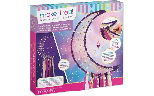 Make It Real Lunar Dream Catcher With Lights
