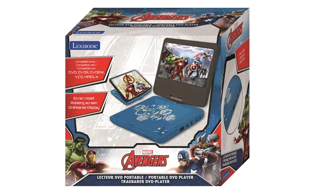 Marvel Avengers Portable Dvd Player With Headphones